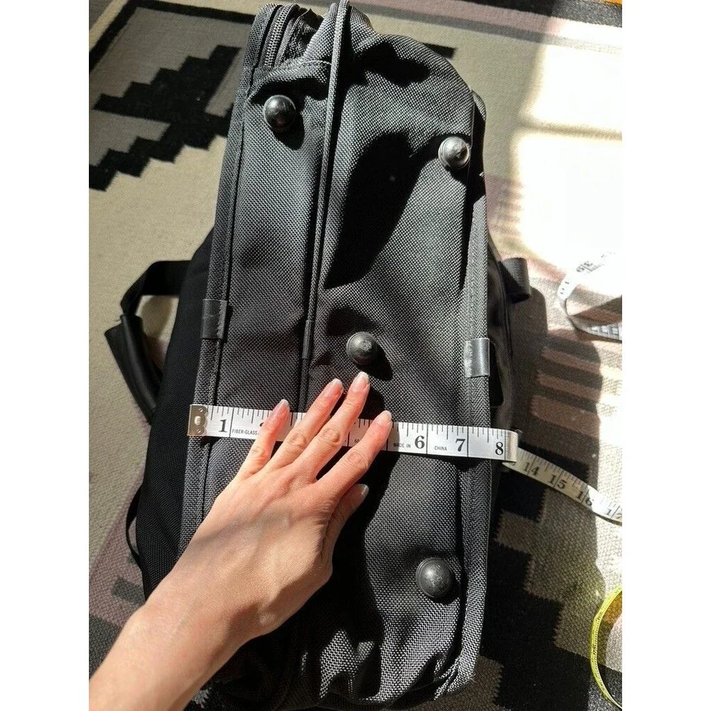 TUMI Black Nylon Bag Messenger Briefcase Laptop Travel Satchel Business